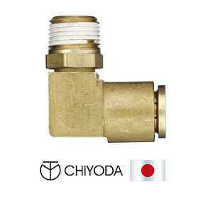 Chiyoda Male Elbow Metal Body Push-In Fittings